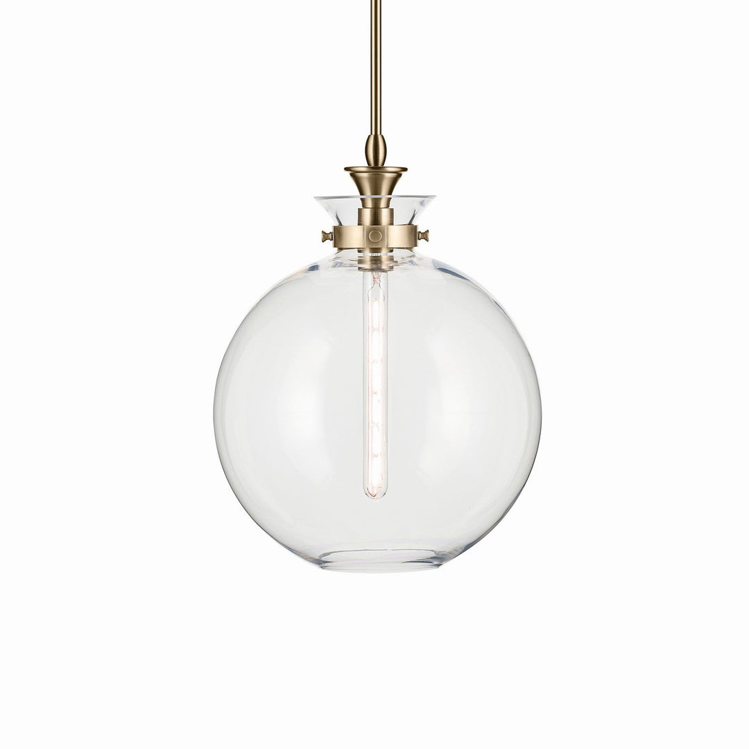 Laria One Light Pendant in Champagne Bronze Kichler Canada