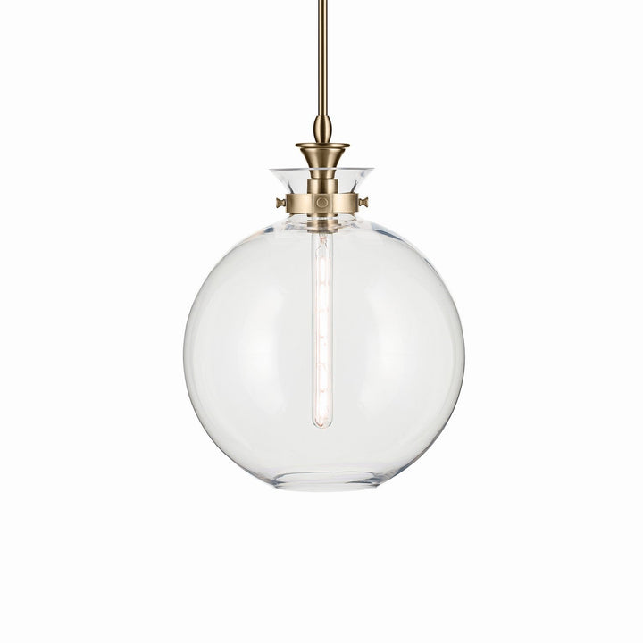 Laria One Light Pendant in Champagne Bronze Kichler Canada