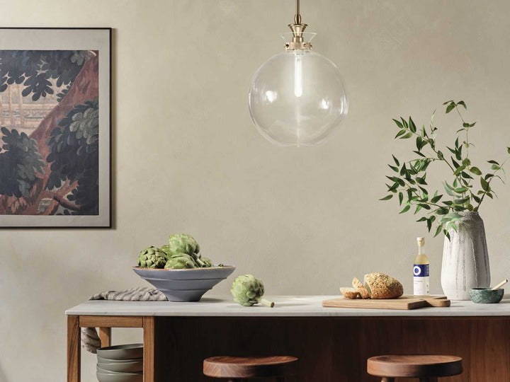 Laria One Light Pendant in Champagne Bronze Kichler Canada