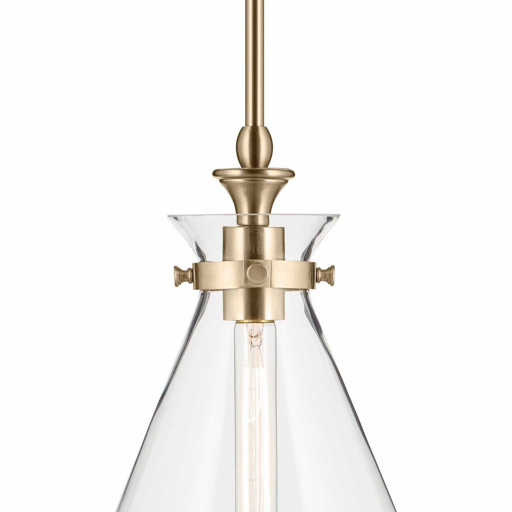 Kichler Canada - 52774CPZCLR - One Light Pendant - Laria - Champagne Bronze