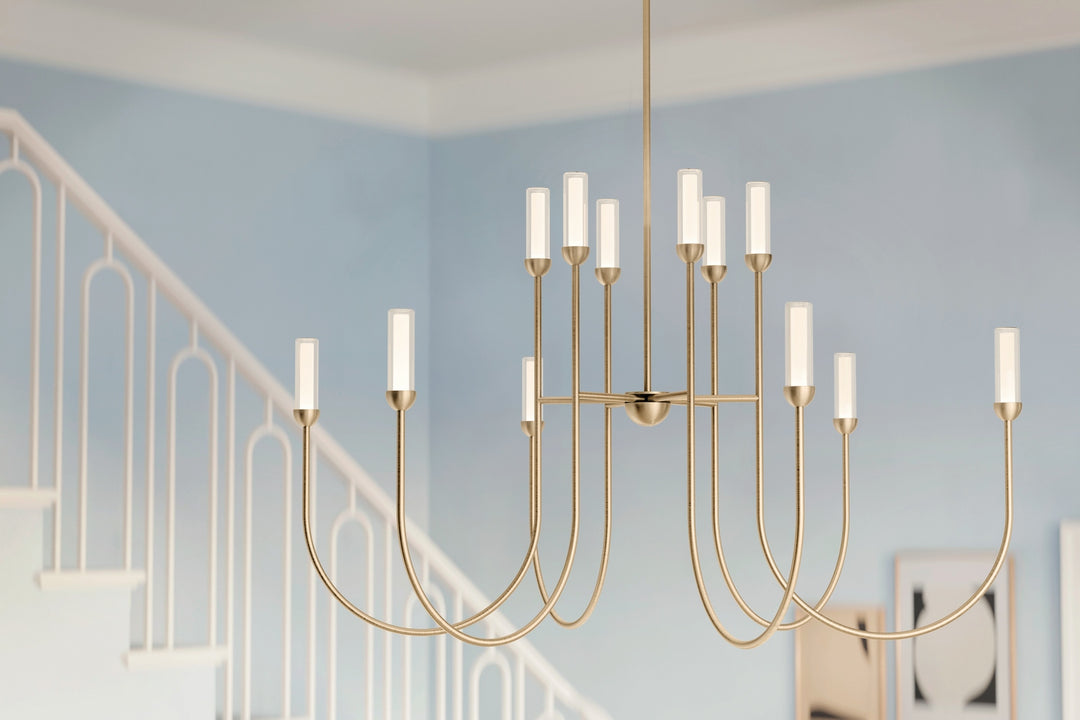 Kichler Canada - 52758CPZLED - LED Chandelier - Moraine - Champagne Bronze