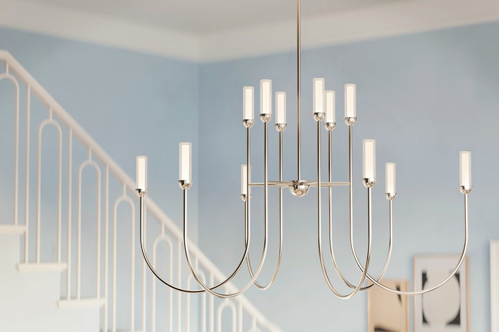 Kichler Canada - 52758PNLED - LED Chandelier - Moraine - Polished Nickel