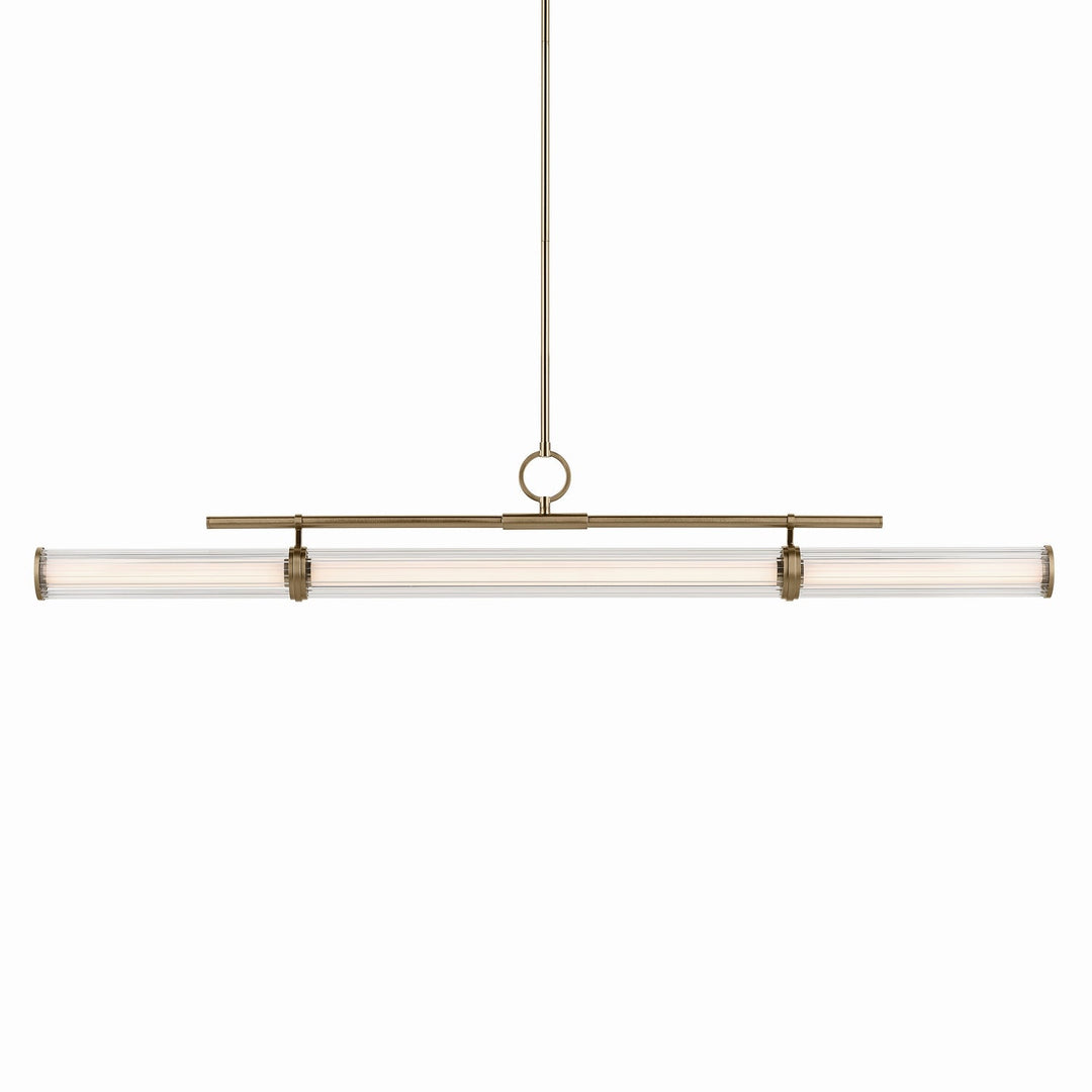 Kichler Canada - 52754CPZLED - LED Linear Chandelier - Riven - Champagne Bronze