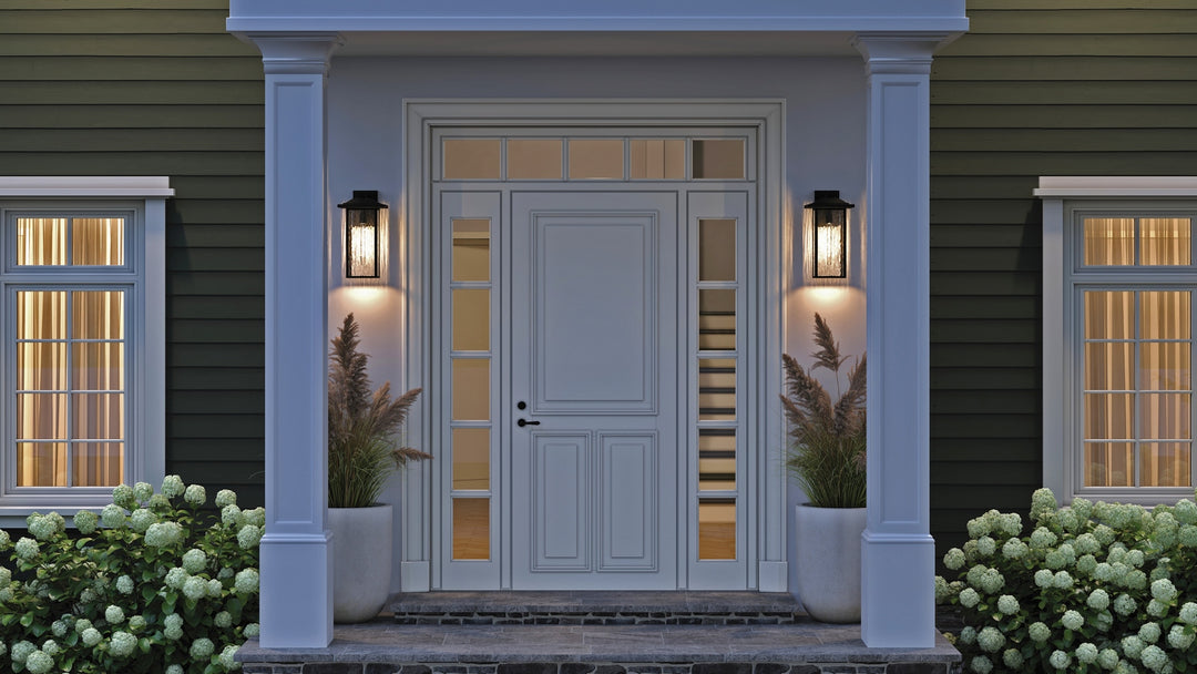 Kichler Canada - 49928BKT - One Light Outdoor Wall Mount - Capanna - Textured Black