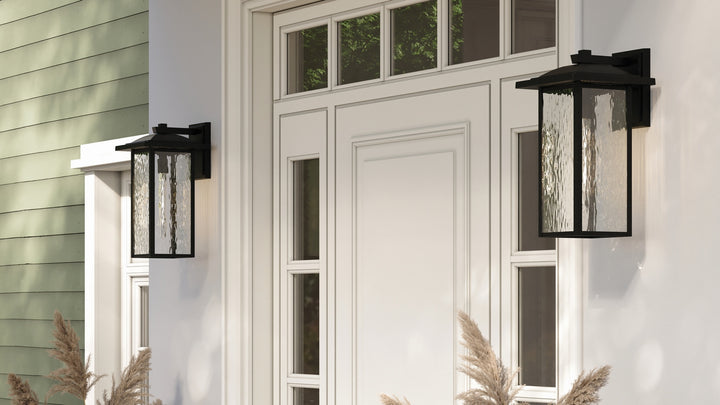 Kichler Canada - 49928BKT - One Light Outdoor Wall Mount - Capanna - Textured Black