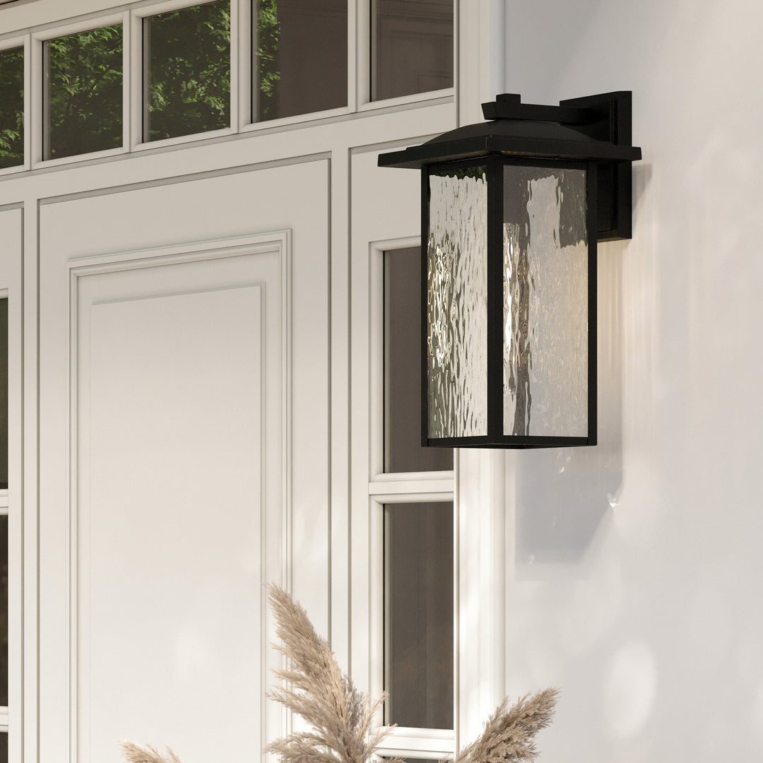 Kichler Canada - 49928BKT - One Light Outdoor Wall Mount - Capanna - Textured Black