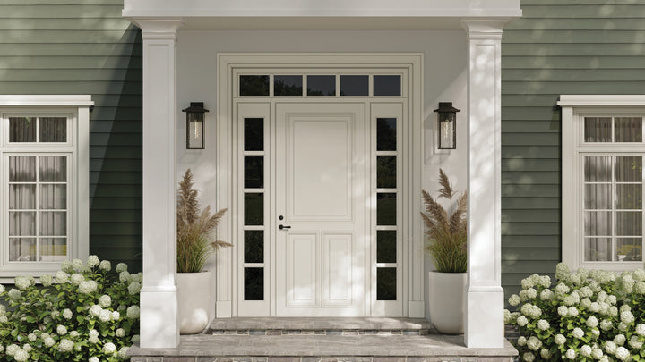 Kichler Canada - 49928BKT - One Light Outdoor Wall Mount - Capanna - Textured Black