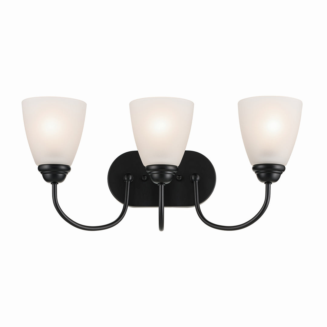 Kichler Canada - 45639BK - Three Light Bath - Jolie - Black
