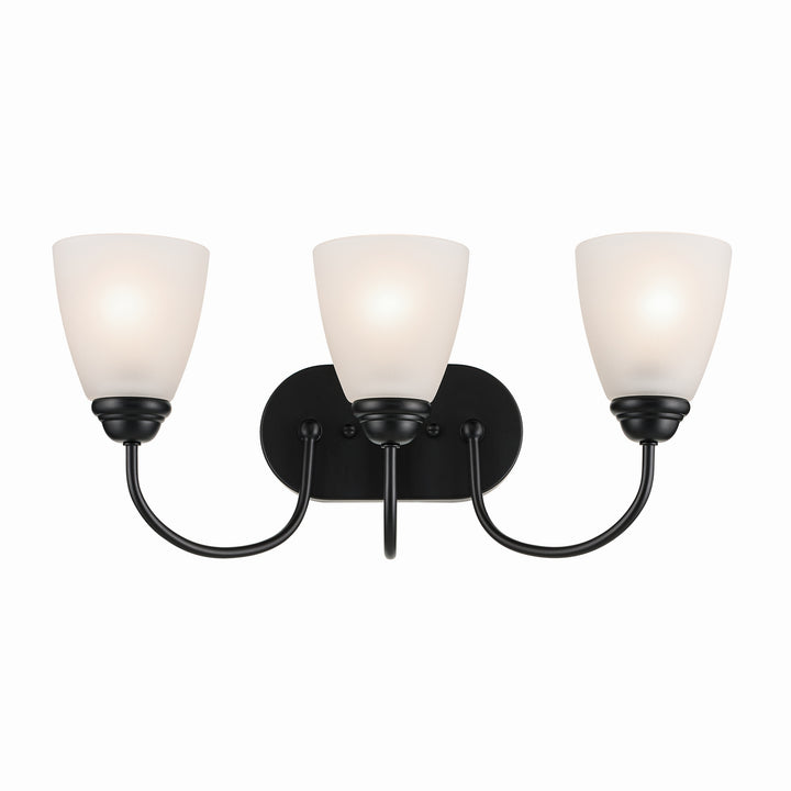 Kichler Canada - 45639BK - Three Light Bath - Jolie - Black