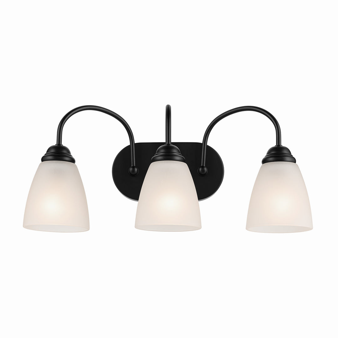 Kichler Canada - 45639BK - Three Light Bath - Jolie - Black