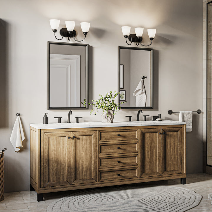 Kichler Canada - 45639BK - Three Light Bath - Jolie - Black