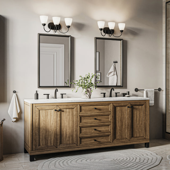 Kichler Canada - 45639BK - Three Light Bath - Jolie - Black