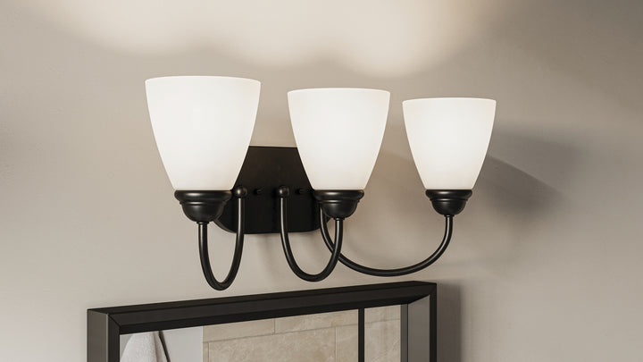 Kichler Canada - 45639BK - Three Light Bath - Jolie - Black