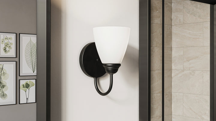 Kichler Canada - 45637BK - One Light Wall Sconce - Jolie - Black