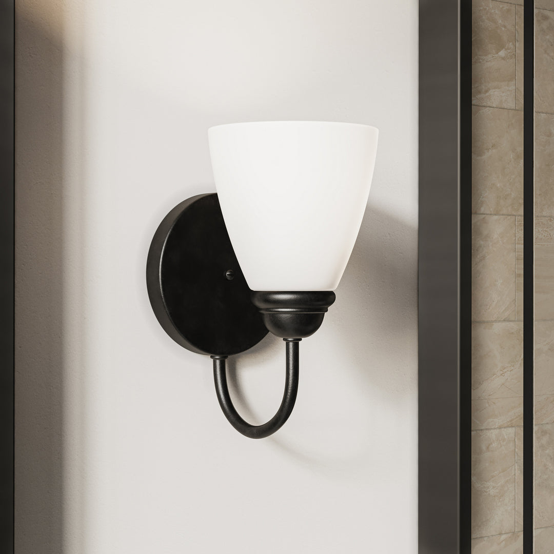 Kichler Canada - 45637BK - One Light Wall Sconce - Jolie - Black