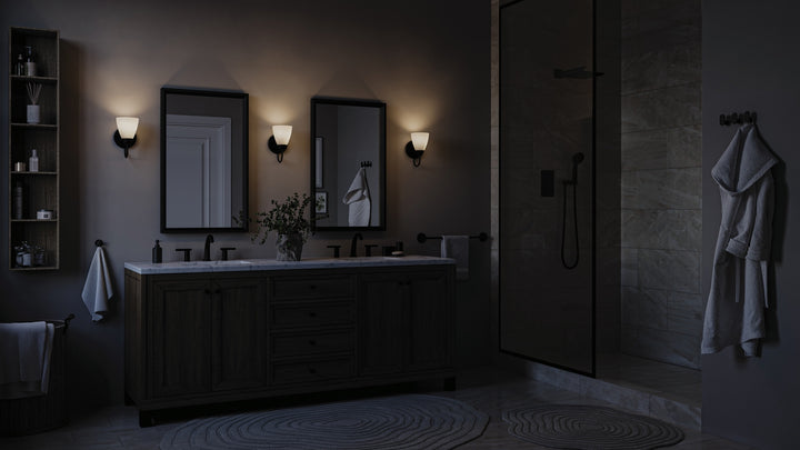 Kichler Canada - 45637BK - One Light Wall Sconce - Jolie - Black