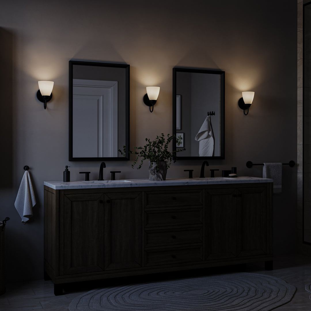 Kichler Canada - 45637BK - One Light Wall Sconce - Jolie - Black