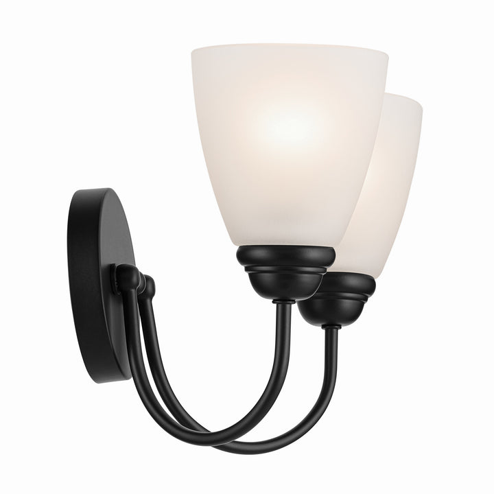 Kichler Canada - 45638BK - Two Light Bath - Jolie - Black