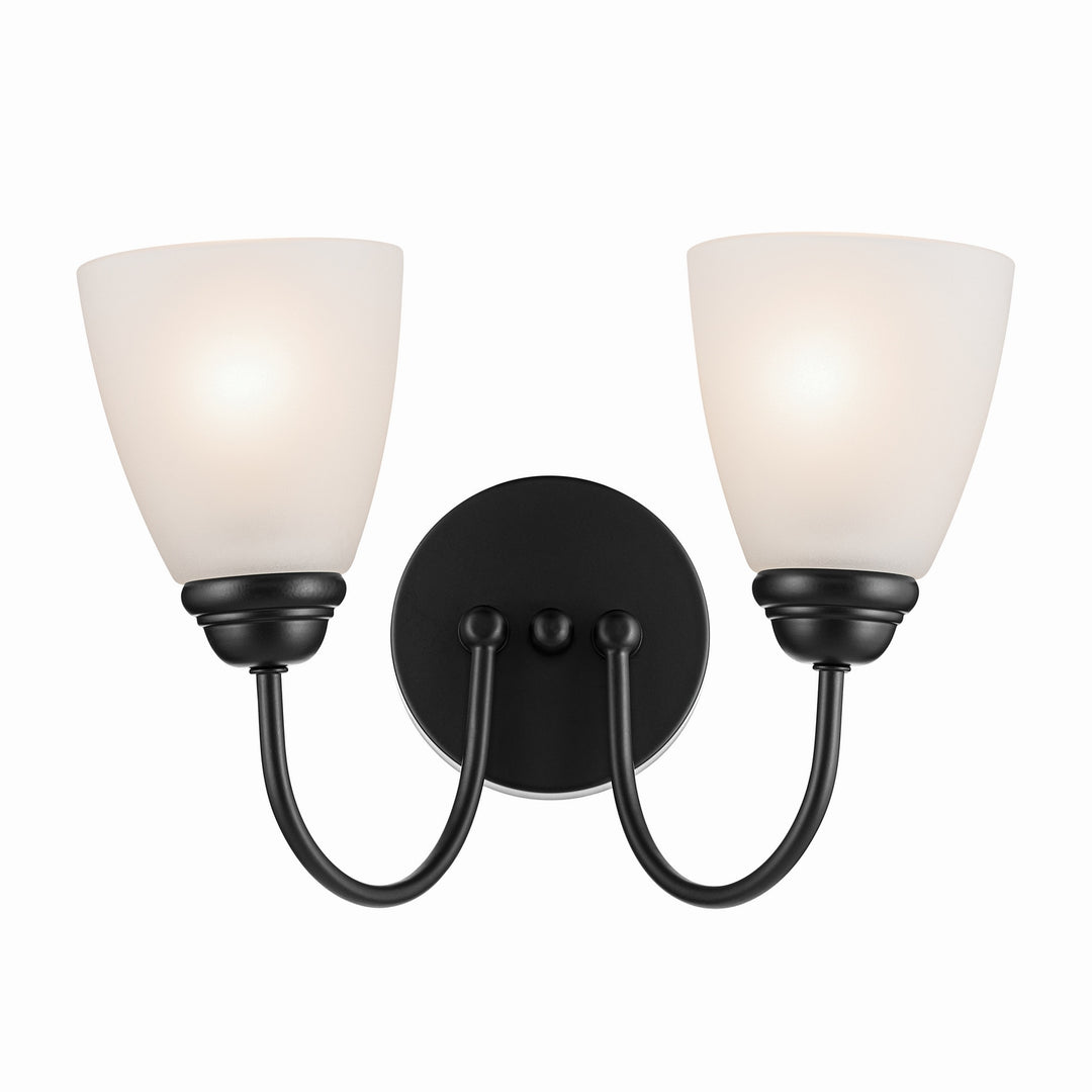Kichler Canada - 45638BK - Two Light Bath - Jolie - Black