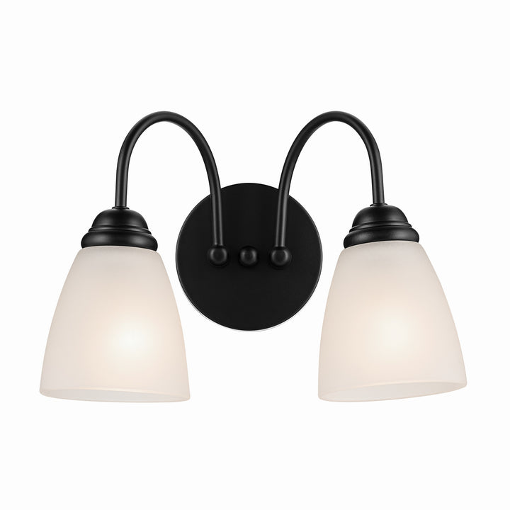 Kichler Canada - 45638BK - Two Light Bath - Jolie - Black