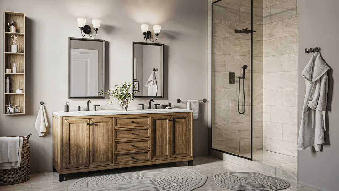 Kichler Canada - 45638BK - Two Light Bath - Jolie - Black