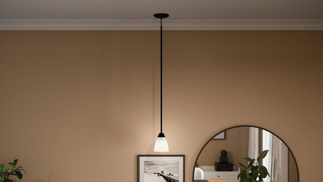 Kichler Canada - 43640BK - One Light Mini Pendant - Jolie - Black