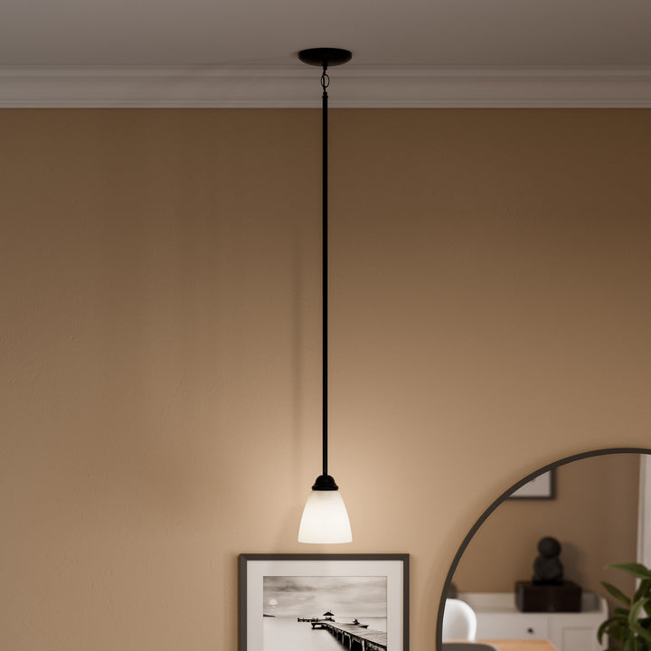 Kichler Canada - 43640BK - One Light Mini Pendant - Jolie - Black