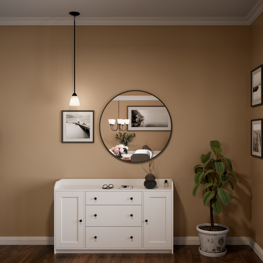 Kichler Canada - 43640BK - One Light Mini Pendant - Jolie - Black