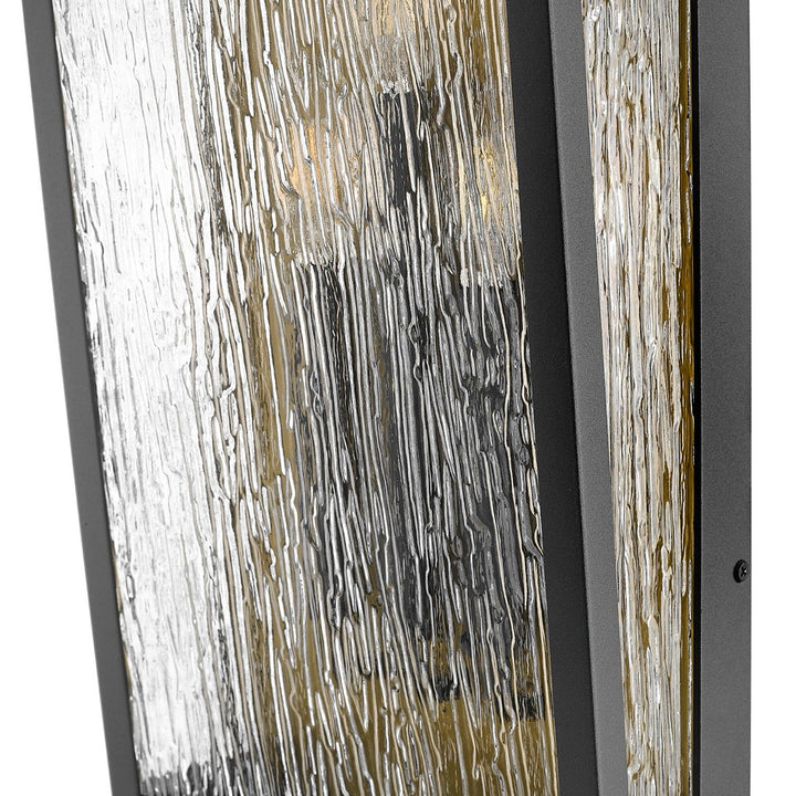 Artcraft Canada - AC8059BK - Two Light Outdoor Wall Sconce - Point - Black, Brass