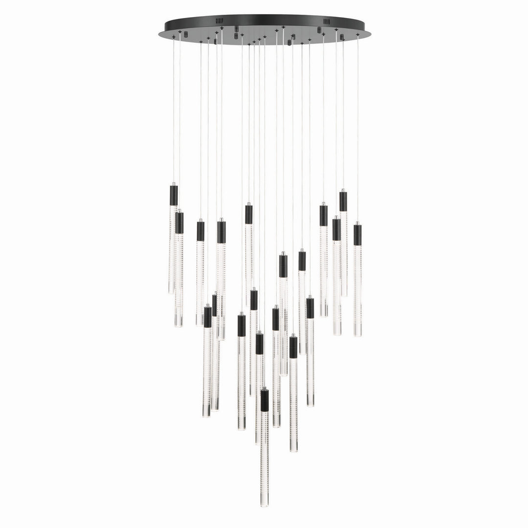 Artcraft Canada - AC12140BK - LED Chandelier - Celine - Brass