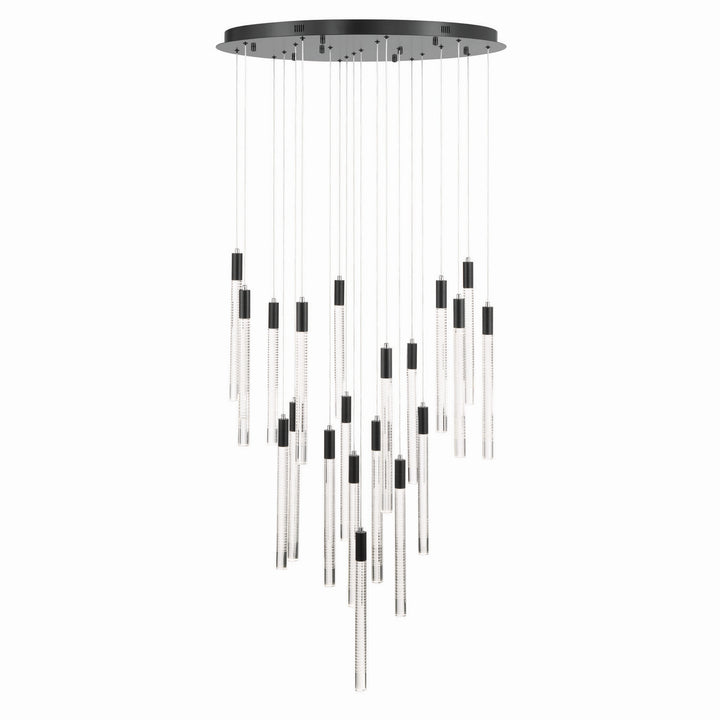 Artcraft Canada - AC12140BK - LED Chandelier - Celine - Brass