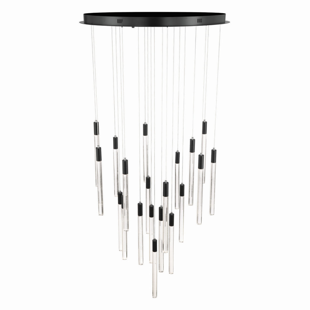 Artcraft Canada - AC12140BK - LED Chandelier - Celine - Brass