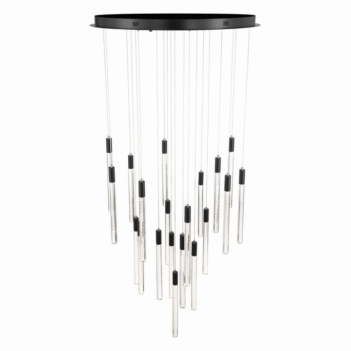 Artcraft Canada - AC12140BK - LED Chandelier - Celine - Brass