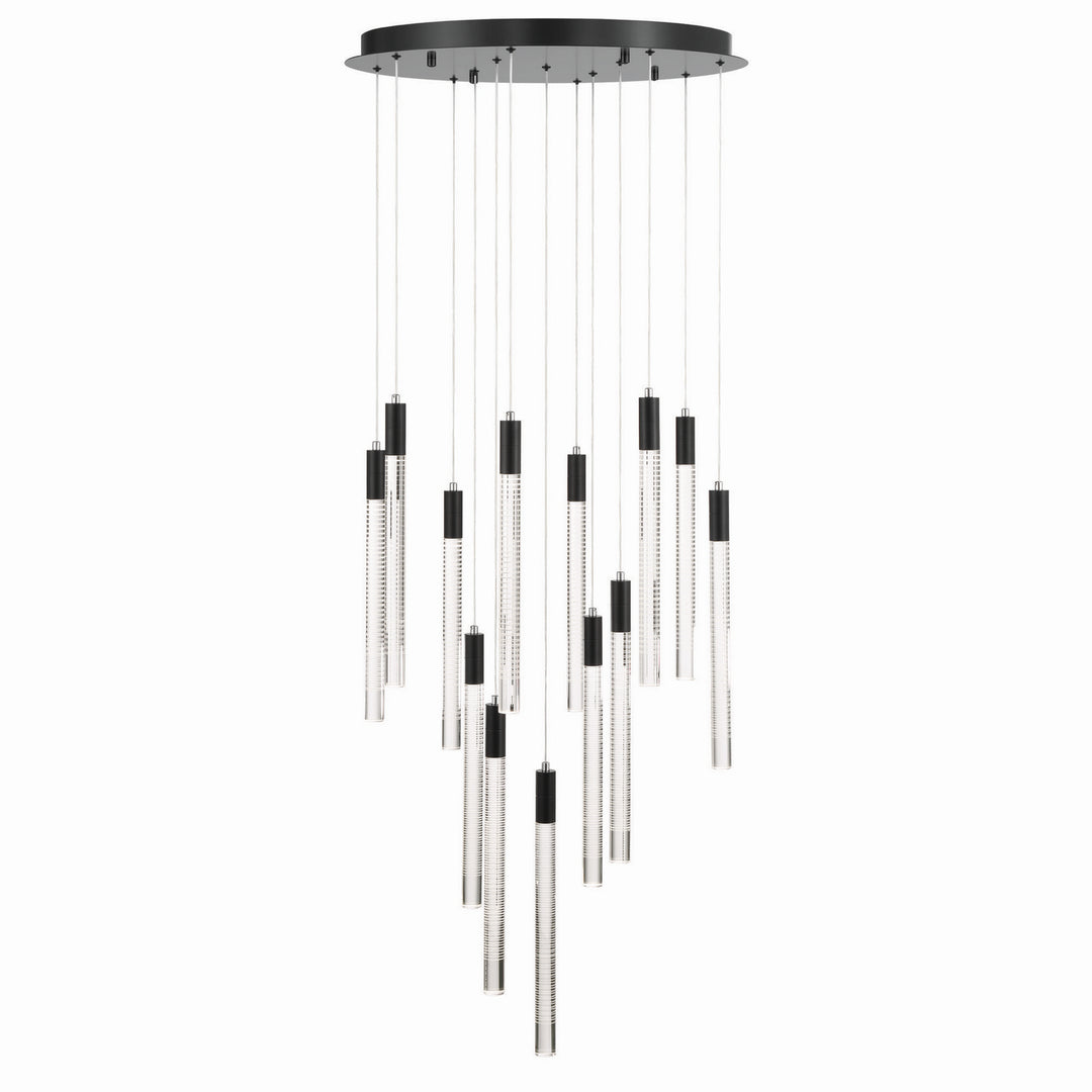 Artcraft Canada - AC12143BK - LED Chandelier - Celine - Black