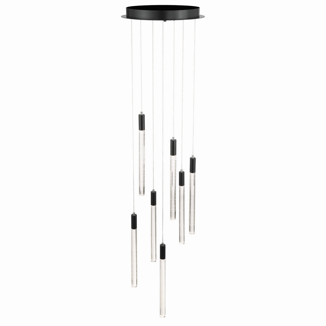 Artcraft Canada - AC12147BK - LED Chandelier - Celine - Black