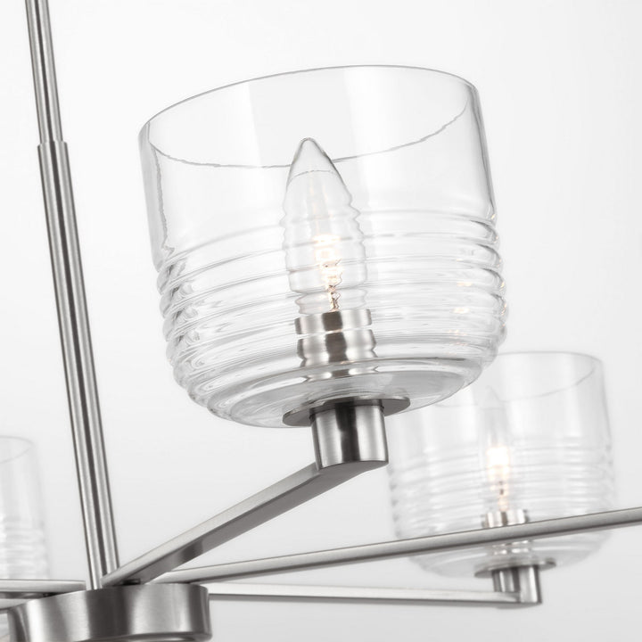 Visual Comfort Studio Canada - DJC1216BS - Six Light Chandelier - Lochdale - Brushed Nickel