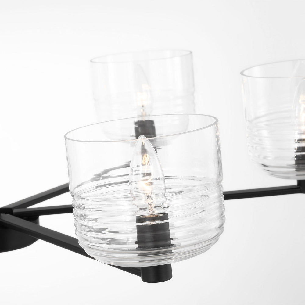 Visual Comfort Studio Canada - DJC1216MBK - Six Light Chandelier - Lochdale - Midnight Black