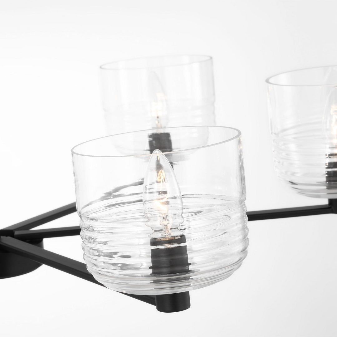 Visual Comfort Studio Canada - DJC1216MBK - Six Light Chandelier - Lochdale - Midnight Black