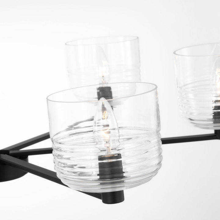 Visual Comfort Studio Canada - DJC1216MBK - Six Light Chandelier - Lochdale - Midnight Black