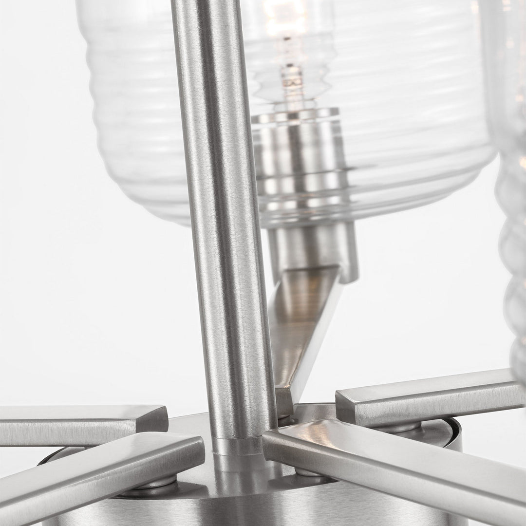 Visual Comfort Studio Canada - DJC1225BS - Five Light Chandelier - Lochdale - Brushed Nickel