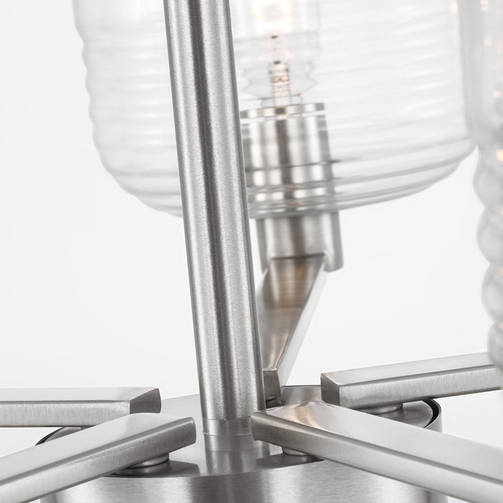 Visual Comfort Studio Canada - DJC1225BS - Five Light Chandelier - Lochdale - Brushed Nickel
