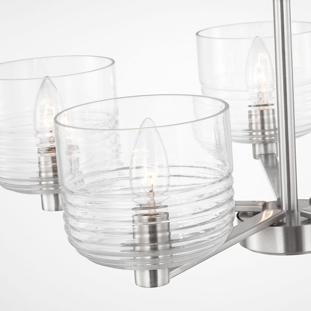 Visual Comfort Studio Canada - DJC1225BS - Five Light Chandelier - Lochdale - Brushed Nickel