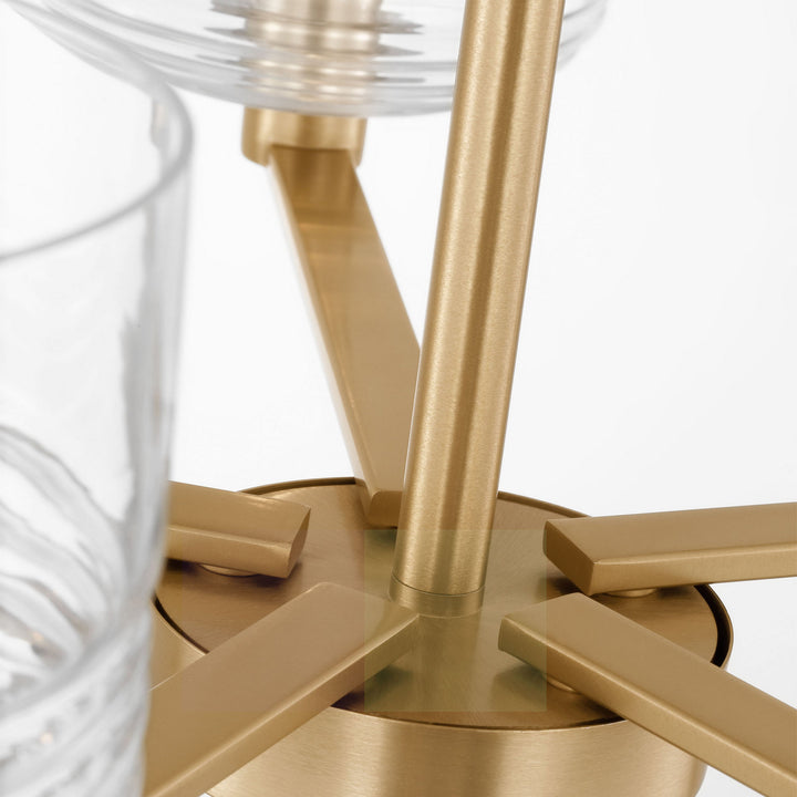 Visual Comfort Studio Canada - DJC1225SB - Five Light Chandelier - Lochdale - Satin Brass