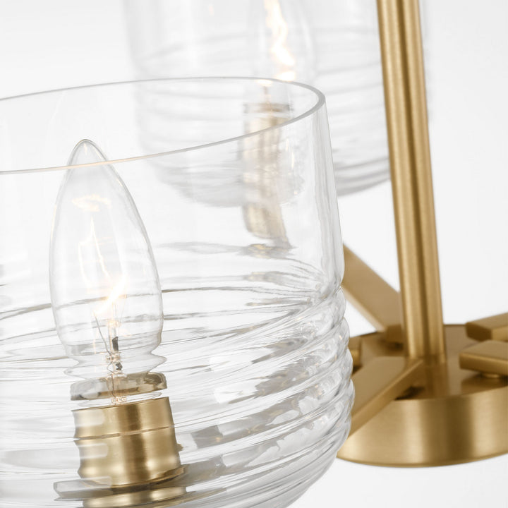 Visual Comfort Studio Canada - DJC1225SB - Five Light Chandelier - Lochdale - Satin Brass