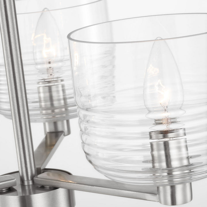 Visual Comfort Studio Canada - DJC1233BS - Three Light Chandelier - Lochdale - Brushed Nickel