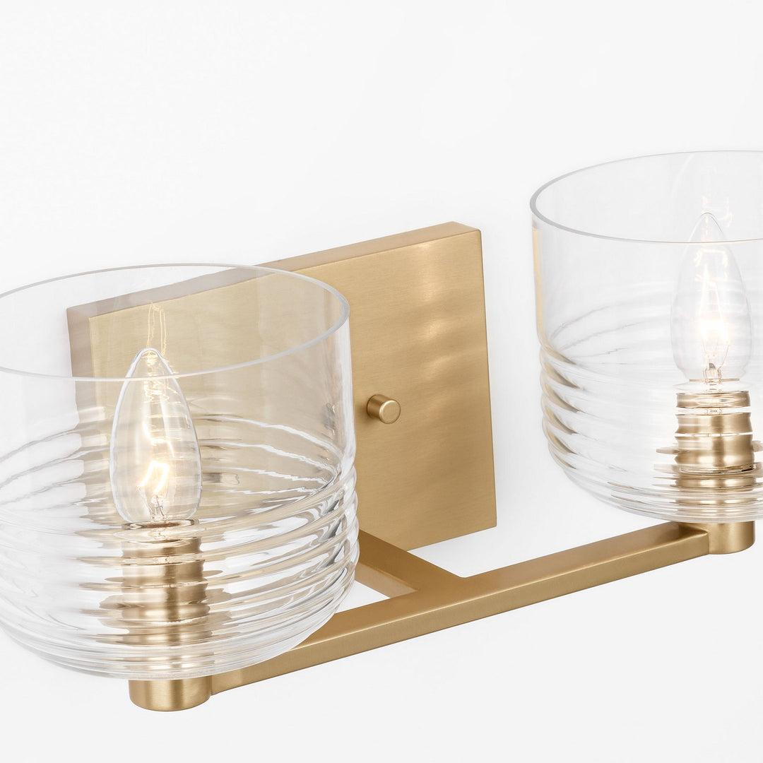 Visual Comfort Studio Canada - DJV1112SB - Two Light Vanity - Lochdale - Satin Brass