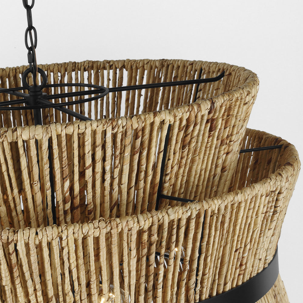 Visual Comfort Studio Canada - DJP1074MBK - Four Light Pendant - Thurlo - Midnight Black