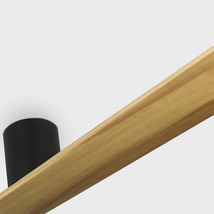 Visual Comfort Fan Canada - 2PLSMH72MBKNH - 72" Ceiling Fan - Plank - Midnight Black