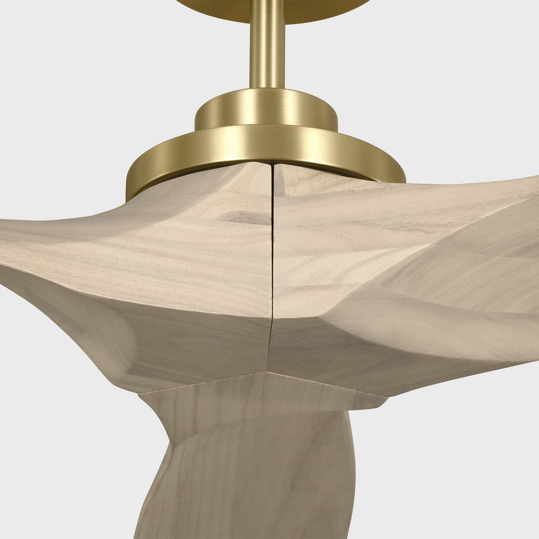 Visual Comfort Fan Canada - 3CLNSM70BBSWWO - 70" Ceiling Fan - Collins Smart 70 - Burnished Brass