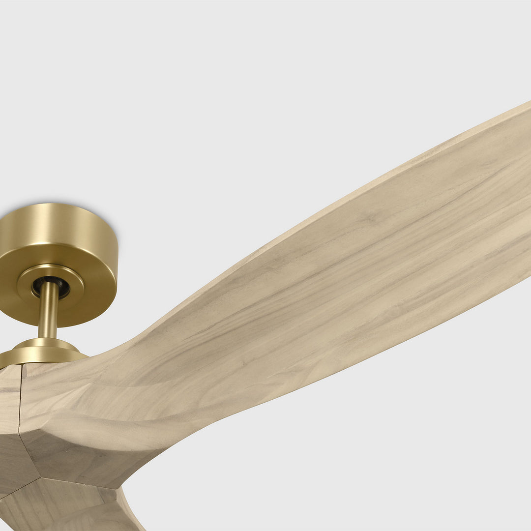 Visual Comfort Fan Canada - 3CLNSM70BBSWWO - 70" Ceiling Fan - Collins Smart 70 - Burnished Brass